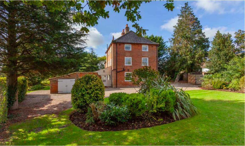 Large Three Storey Georgian House And Gardens Villa Wrentham Exterior foto